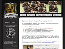 Tablet Screenshot of k9agents.com